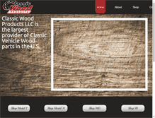 Tablet Screenshot of classicwoodproductsllc.com